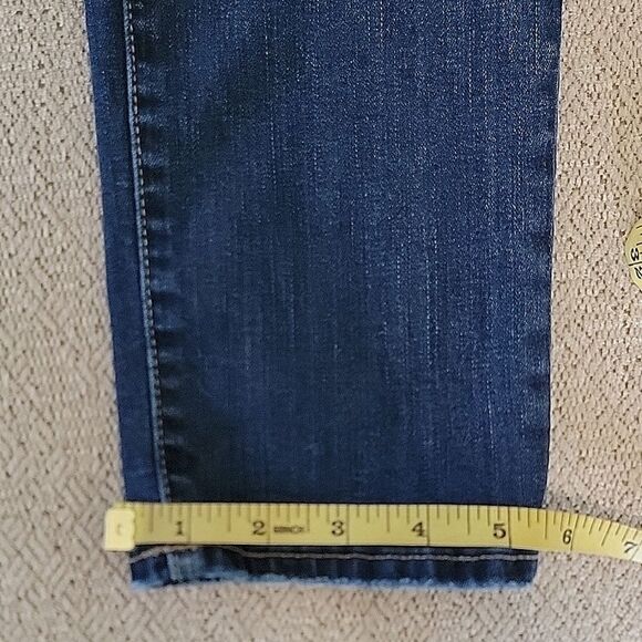 American Eagle Dark Wash Super Stretch Skinny Jeans - Size  12 Long - Picture 11 of 11